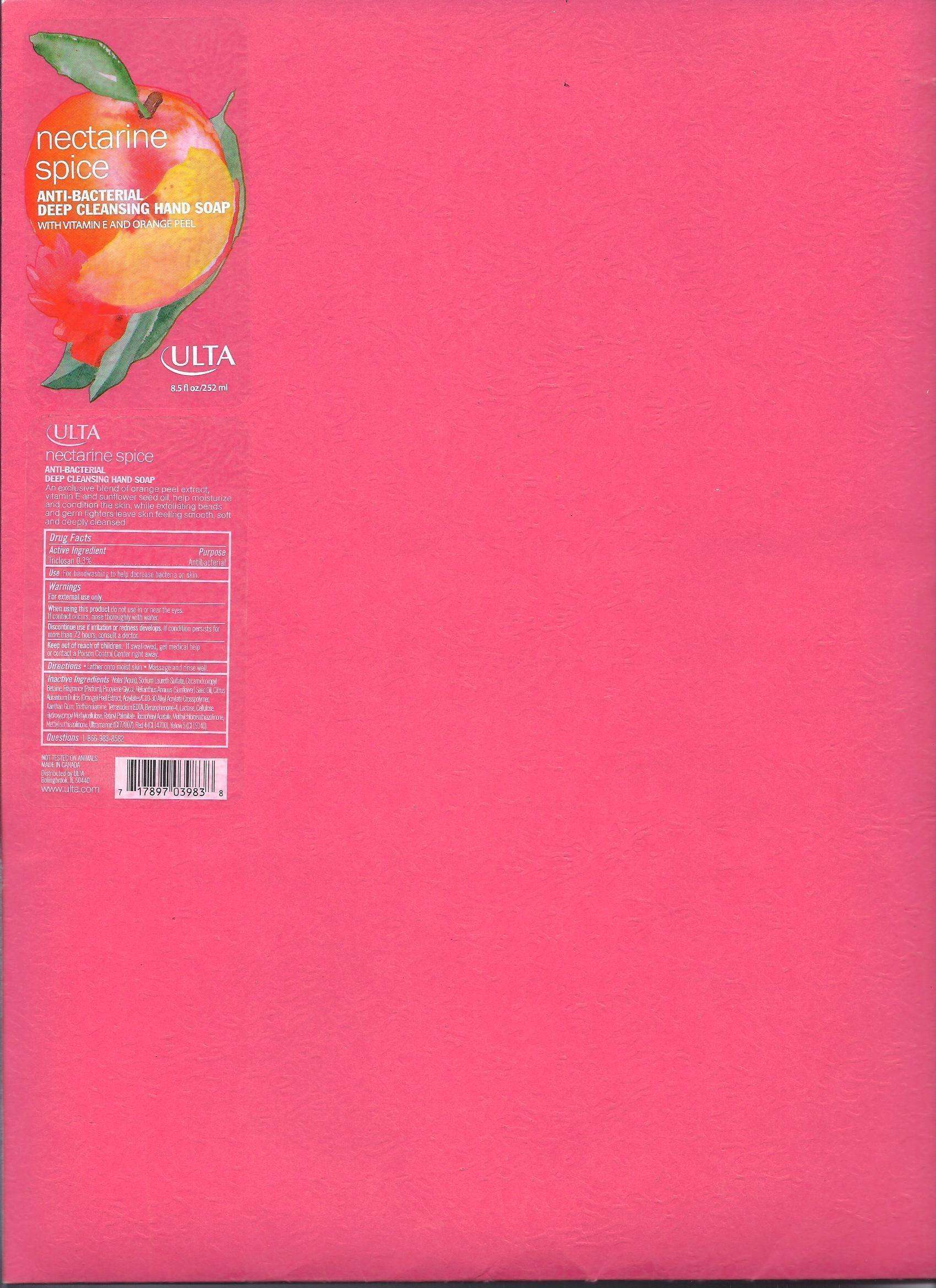 Ulta Nectarine Spice Anti-Bacterial Deep Cleansing